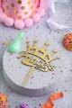 Воздушный топпер princess, золото, 1 шт