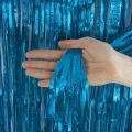 Воздушный занавес дождик синяя бирюза, 100*200 см, 1 шт
