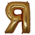Воздушный буква я 40 gold