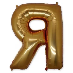 Воздушный буква я 40 gold