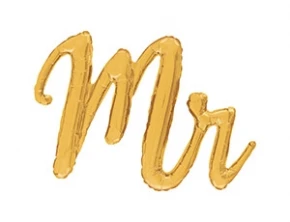Воздушный б фигура mr золотая