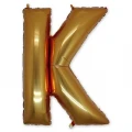 Воздушный буква к 40 gold
