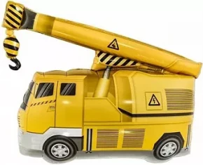 Воздушный шар (17/43 см) мини фигура, аварийный кран, 1 шт